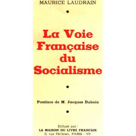 La voie française du socialisme