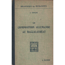 La composition allemande au baccalaureat