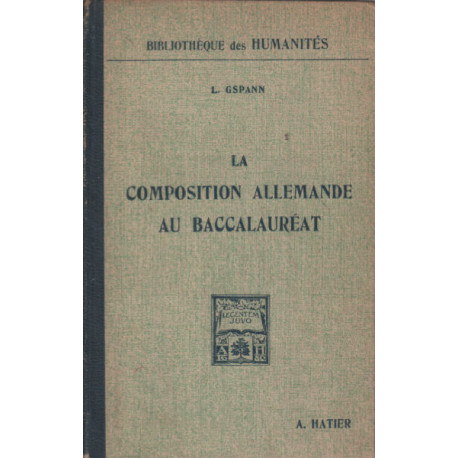 La composition allemande au baccalaureat