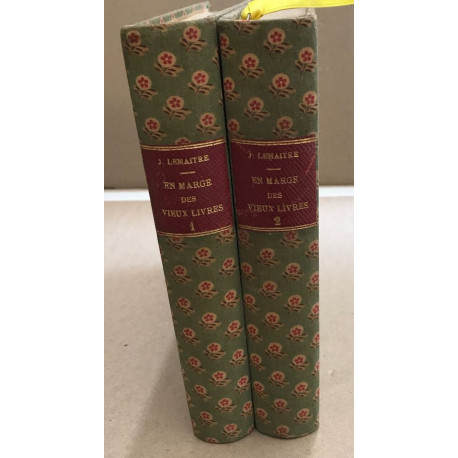 En marge des vieux livres / tome 1+ 2