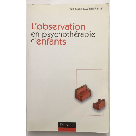 L'observation en psychothérapie d'enfants