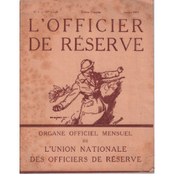 L'officier de réserve n° 1 - 10e année ( 1931 )