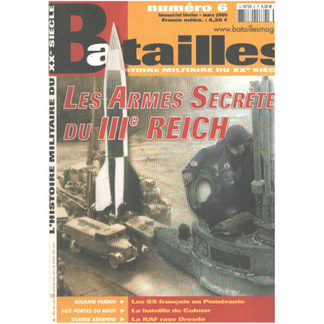 Batailles n° 6 / les armes secrètes du III° reich