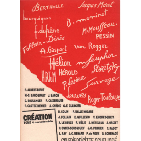 Revue creation n° 4/ nouvelle serie