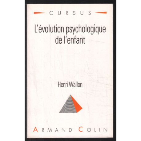 L'évolution psychologique de l'enfant