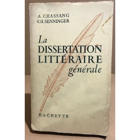La dissertation littéraire général