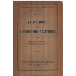 La méthode de l'économie politique