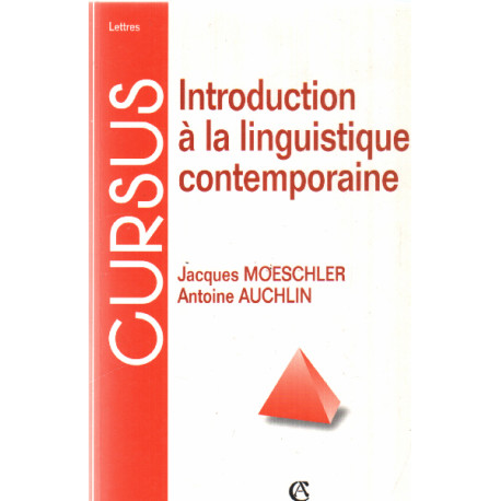 Introduction à la linguistique contemporaine