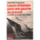 Leçon d'histoire pour une gauche au pouvoir. la faillite du cartel...