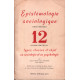 Epistémologie sociologique n° 12