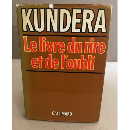 Le livre du rire et de l'oubli