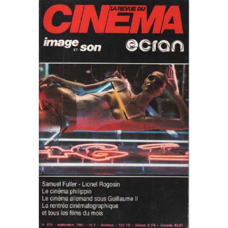 La revue du cinéma image et son n° 375