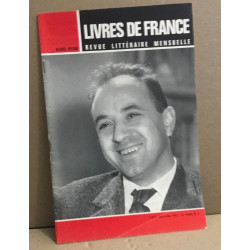Livres de France Revue littéraire mensuelle/ juin-juillet 1963 /...