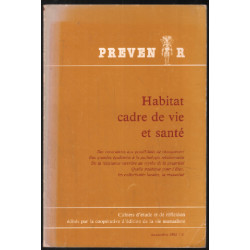 Habitat cadre de vie et santé