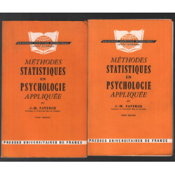 Méthodes statistiques en psychologie appliquée (complet en 2 tomes)