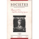 Societes / revue des sciences humaines et sociales n° 42 /...