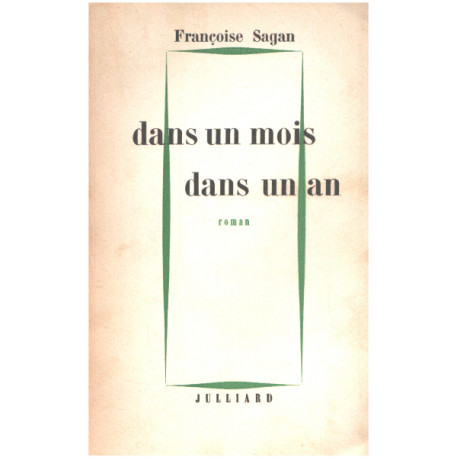 Dans un mois dans un an