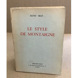 Le style de montaigne