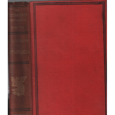Les litteratures populaires de toutes les nations / tome VIII seul