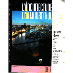 L'architecture d'aujourd'hui n° 266 / logement en europe- design...