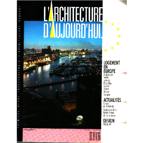 L'architecture d'aujourd'hui n° 266 / logement en europe- design...