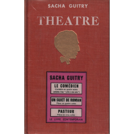 Theatre tome 6 / le comedien -un sujet de roman - pasteur