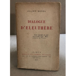 Dialogue d'Eleuthère / exemplaire numéroté