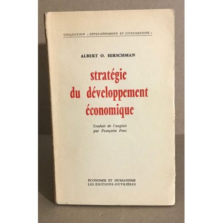 Stratégie du développement économique