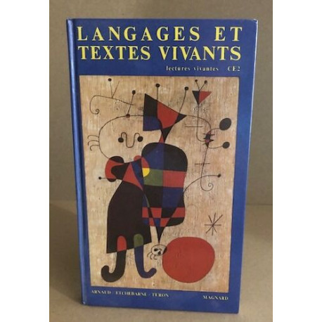 CE2 / lectures vivantes / louis arnaud bertrand etchebarne...