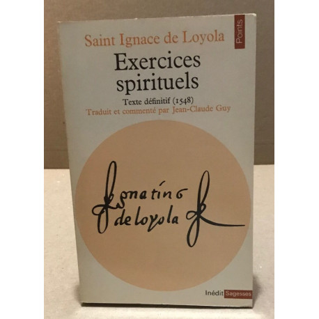 Exercices spirituels : Texte définitif 1548