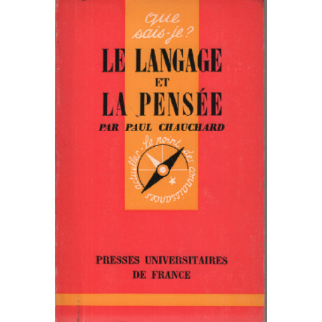 Le language et la pensée