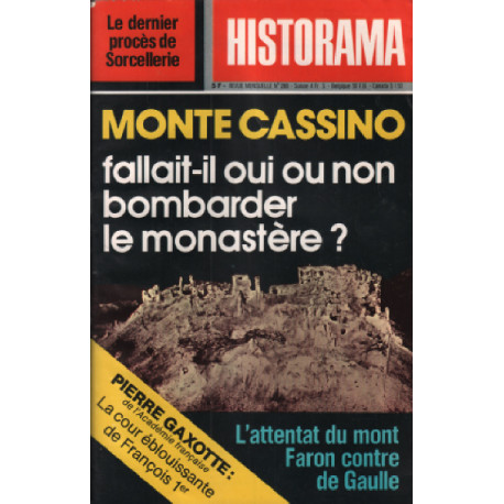 Revue historama n° 288 / monte cassino fallait il oui ou non...