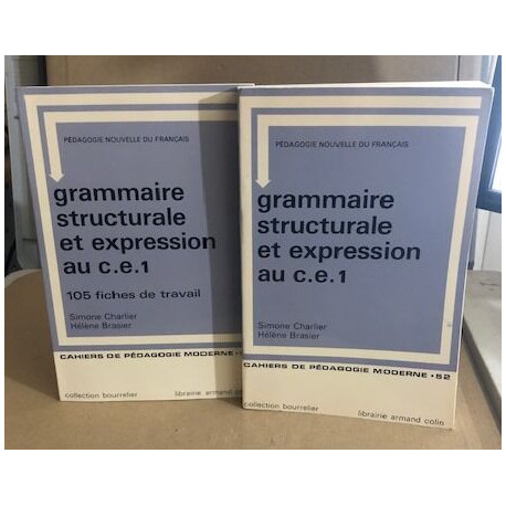 Grammaire structurale et expression au CE1. 2 TOMES