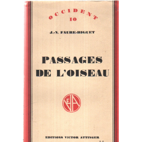 Passages de l'oiseau