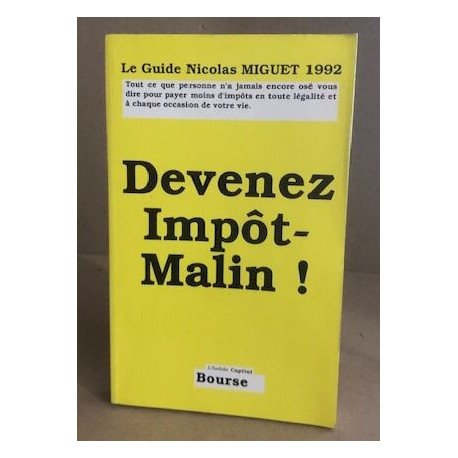 Devenez impots-malin