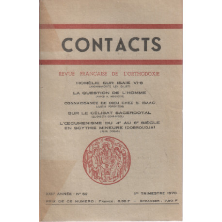 Revue française de l'orthodoxie / contact n° 69