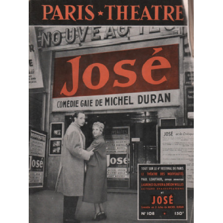 Paris théatre n° 108 / josé de michel duran