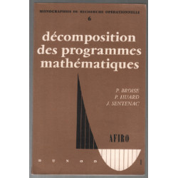 Décomposition des programmes mathématiques
