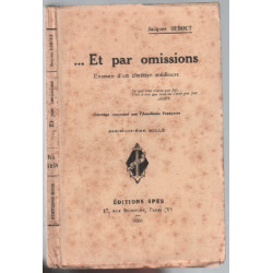 et par omissions / examen d'un chrétien médiocre