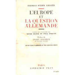 L'europe et la question allemande