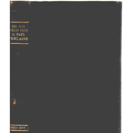 Les plus belles pages de paul verlaine