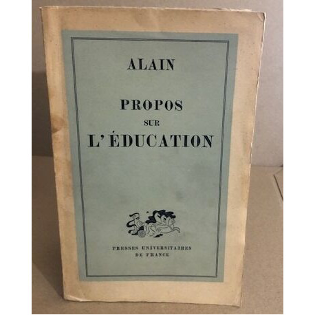 Propos sur l'éducation