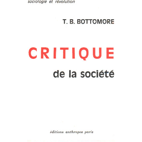 Critique de la societe