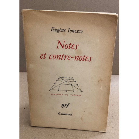 Notes et contre-notes