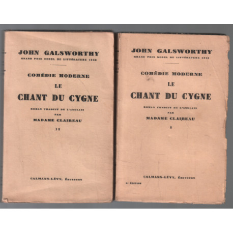 Le chant du cygne ( en 2 tomes )