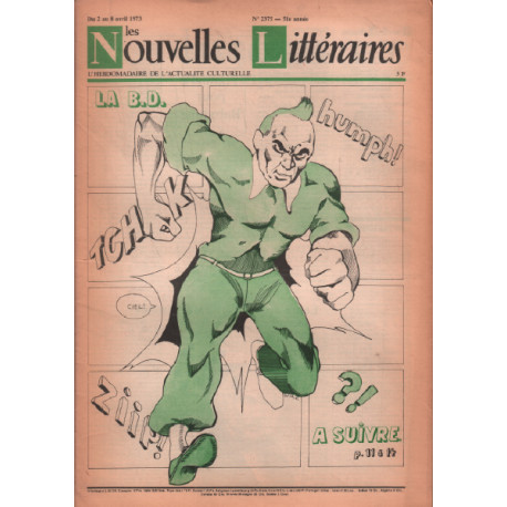 Nouvelles litteraires n° 2375/ la BD