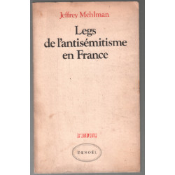 Legs de l'antisémitisme en france