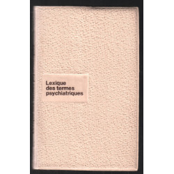 Lexique des termes psychiatriques