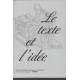 Le texte et l'idée n° 11