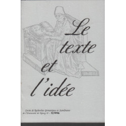 Le texte et l'idée n° 11
